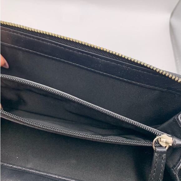 COACH Black Gray Signature Wallet - Picture 10 of 15